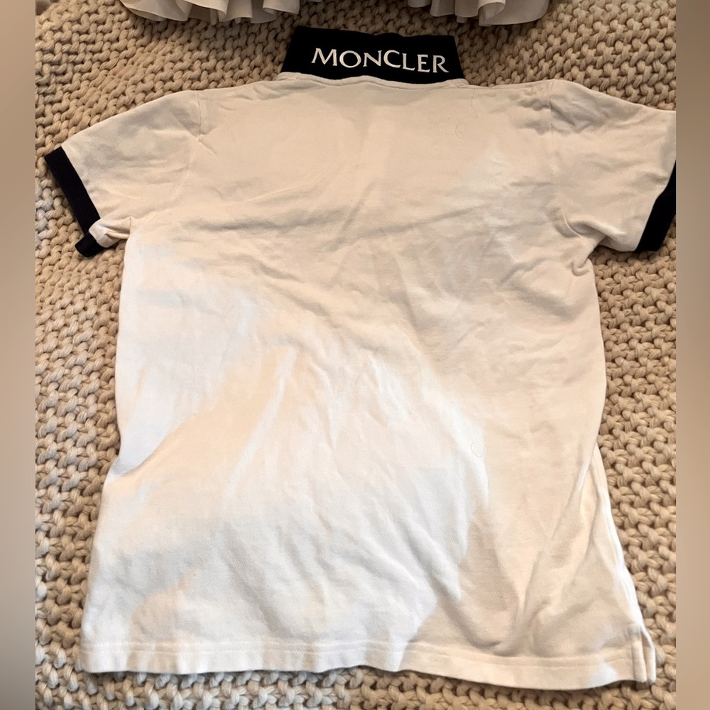 Worn boys authentic moncler shirt